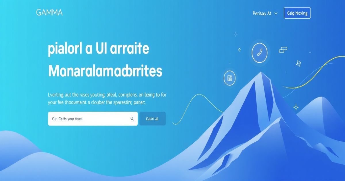 Building high-converting landing pages with Gamma AI