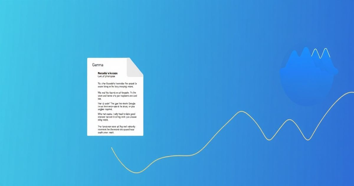 Using Gamma App to transform Google Docs into professional pitch decks
