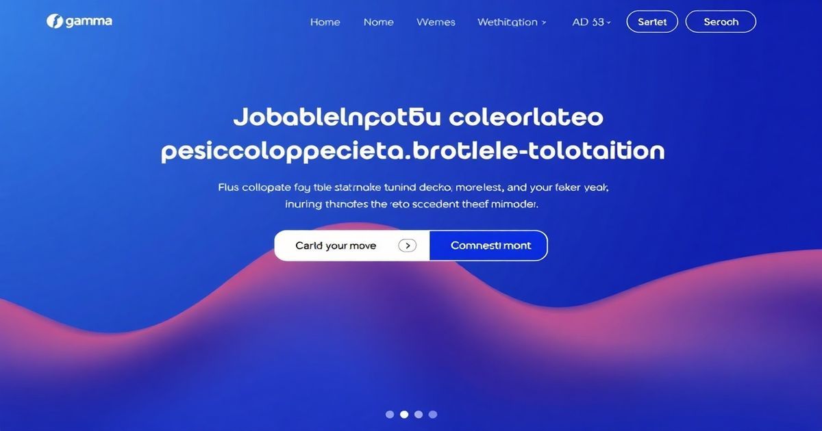 Using Gamma to create professional pitch decks and landing pages in minutes