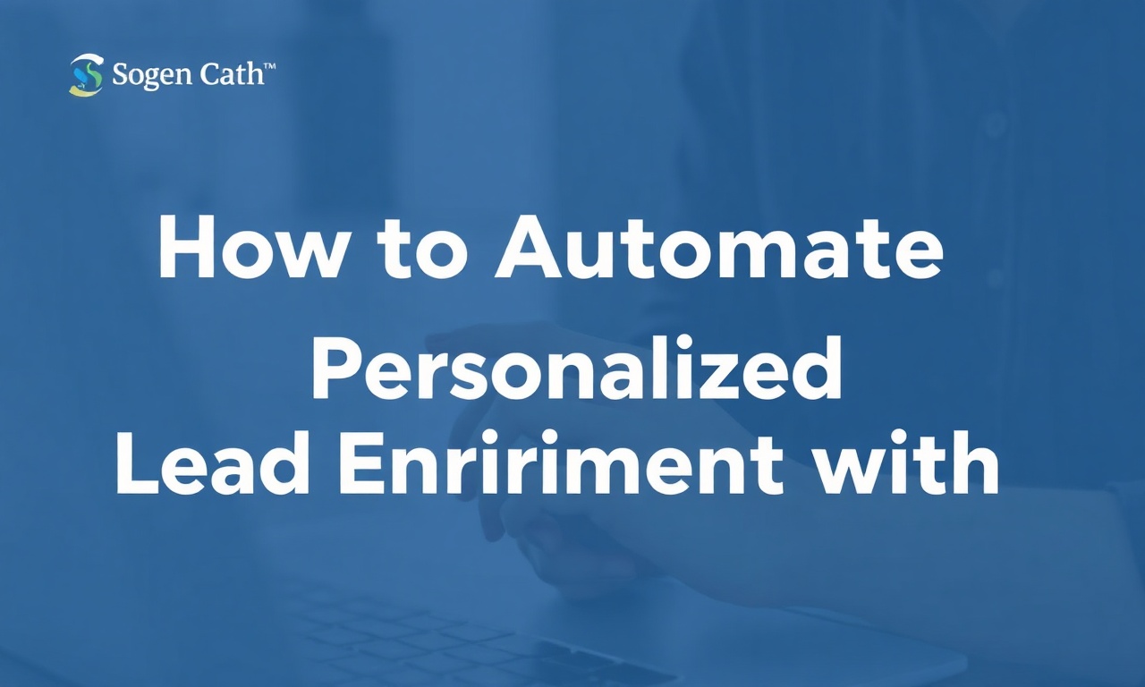 How to Automate Personalized Lead Enrichment with Clay