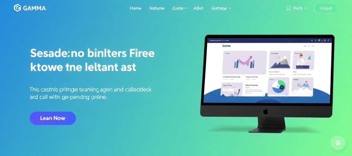 How to create professional landing pages and pitch decks in minutes using Gamma