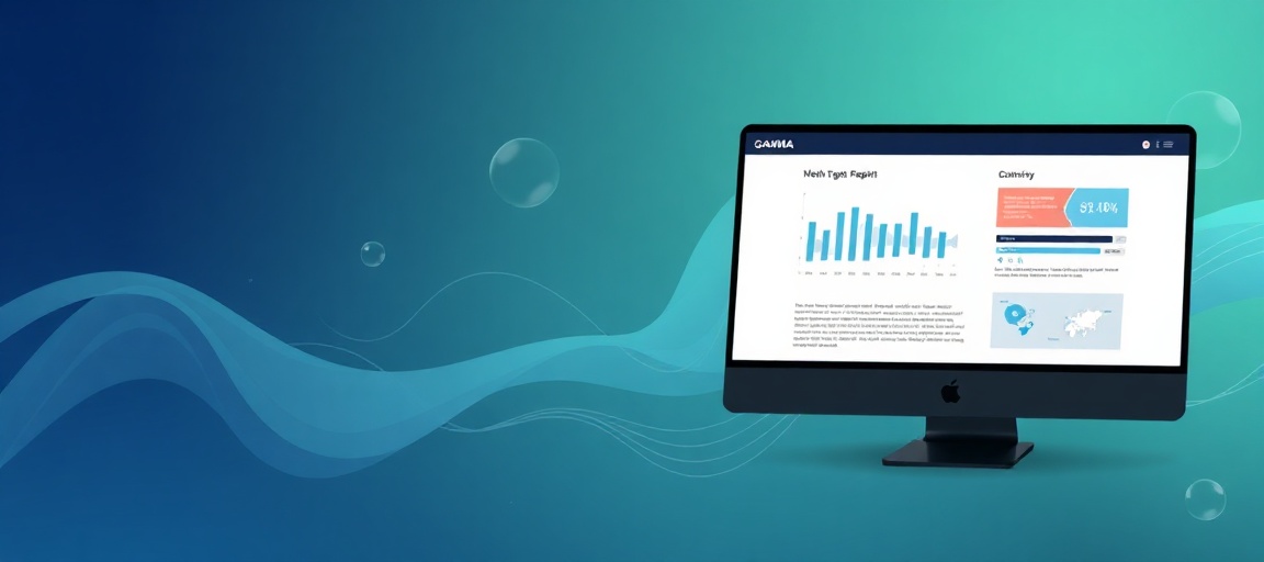 Using Gamma AI to generate professional pitch decks and landing pages from simple text outlines