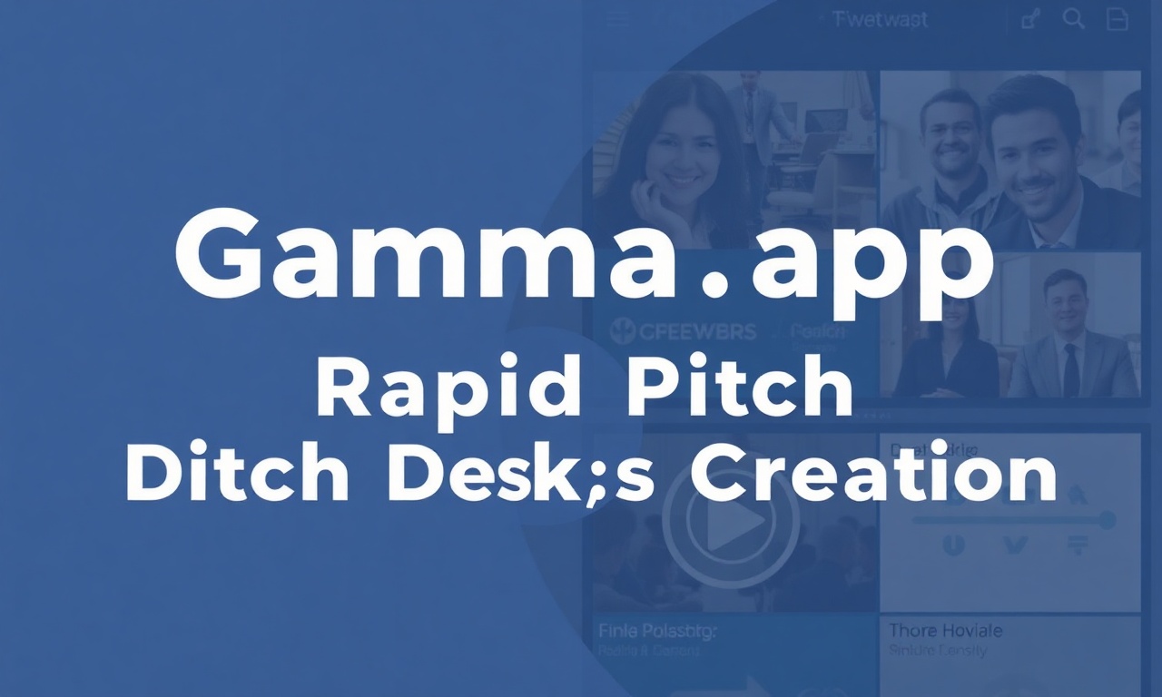 Using Gamma.app for Rapid Pitch Deck Creation