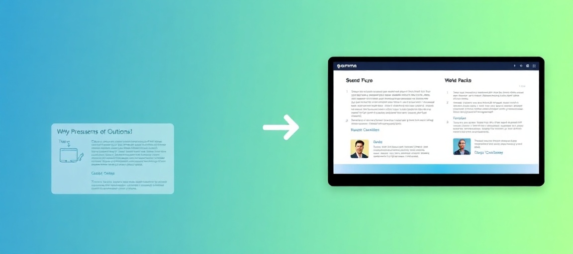Using Gamma.app to transform text outlines into professional pitch decks